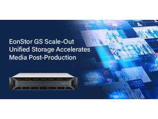 Уніфіковане сховище EonStor GS прискорює поствиробничу обробку мультимедіа