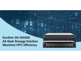 Сховище Infortrend EonStor GS 100GbE All-flash: більше ефективності для високопродуктивних обчислень