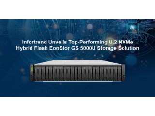 Infortrend представляє високопродуктивне гібридне флеш-сховище U.2 NVMe